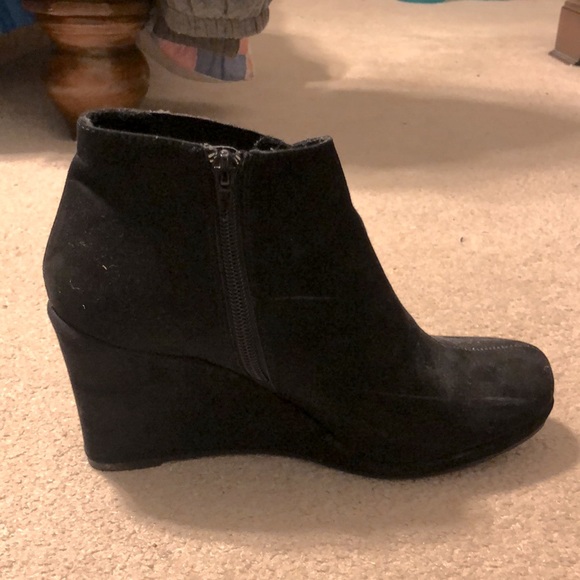 Rampage Shoes - Jabby Wedge Ankle Boots - Black - 8.5 - Picture 4 of 6